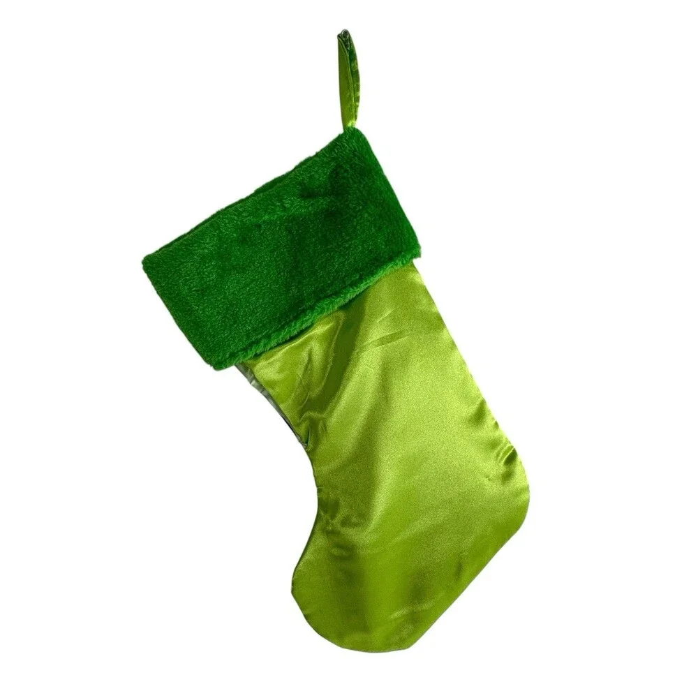 Disney Christmas Lights Stitch Stocking Green Fur Palm Tree Santa Hat 15